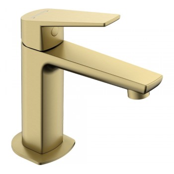 Смеситель для раковины GENEBRE KLOE Brushed Gold матовое золото 69130345166